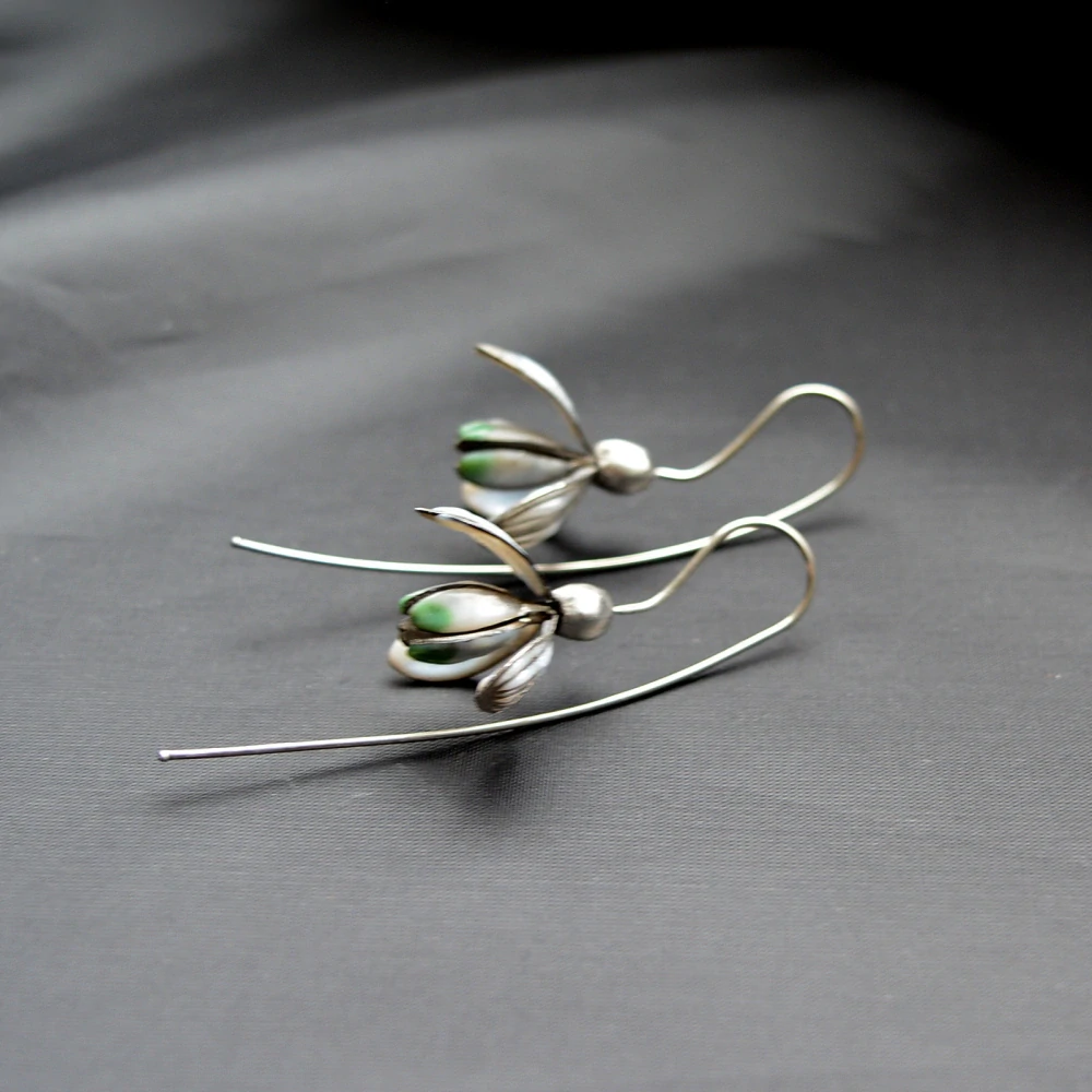 Náušnice - Sněženky