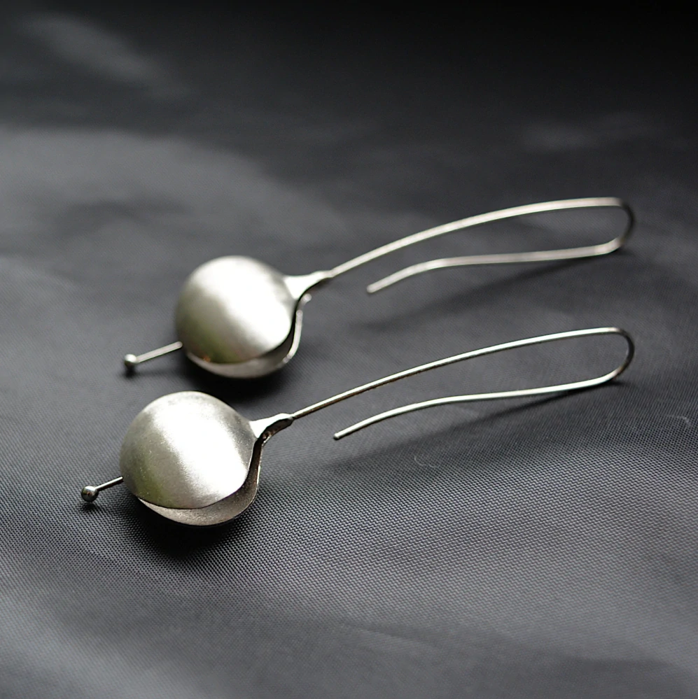 Náušnice - nerezové tobolky