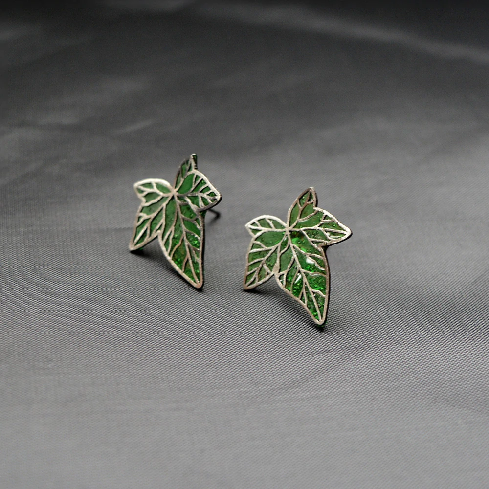 Náušnice - Břečťan