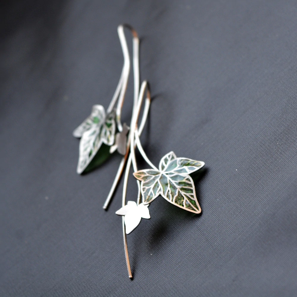 Náušnice - Břečťan