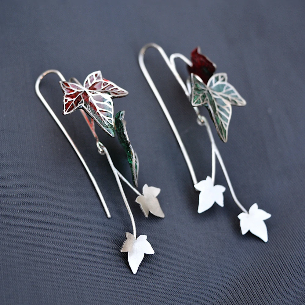 Náušnice - Břečťan