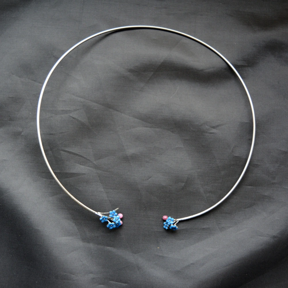 Obručový náhrdelník - Pomněnky