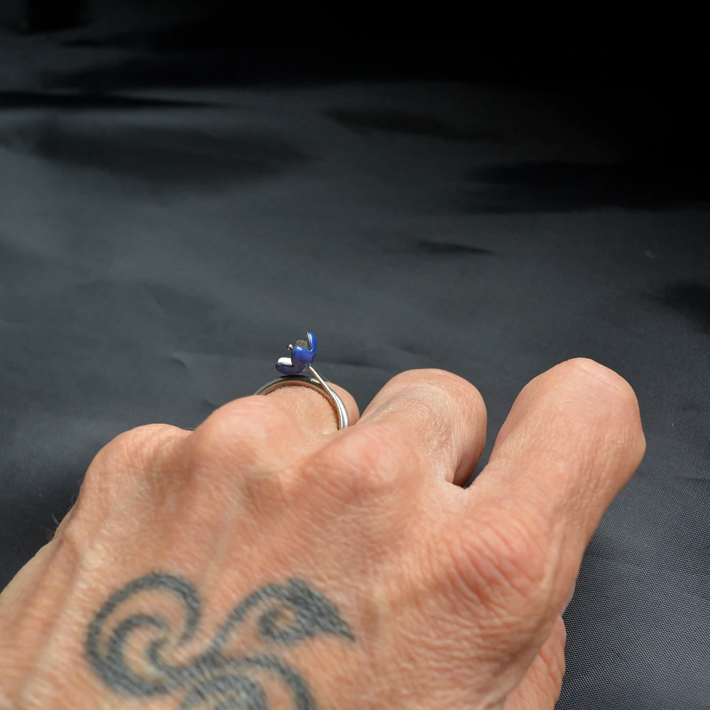 Prsten - modré Zvonky