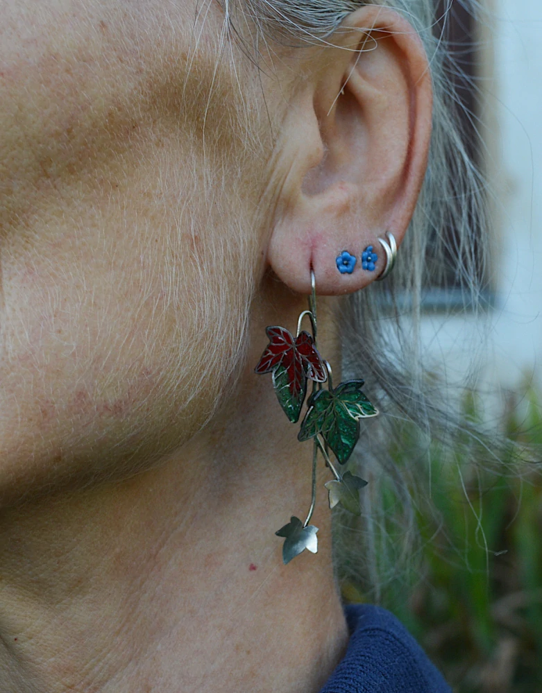 Náušnice - Břečťan