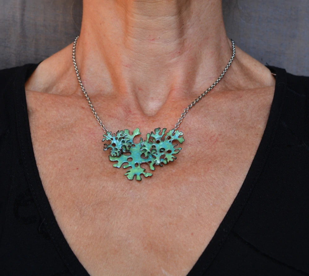 Náhrdelník - lišejník Pukléřka islandská